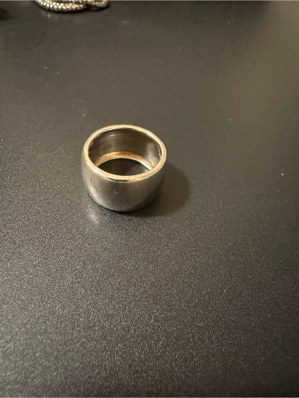 Silpada Silver Tone Wide Dome Ring